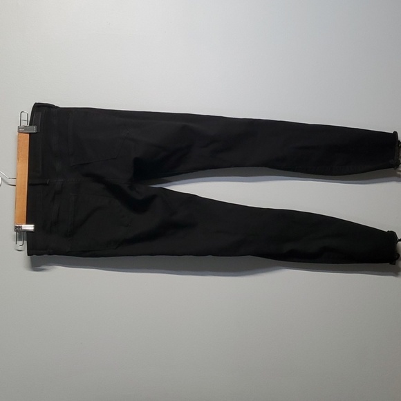 Abercrombie & Fitch jeans women's size 6 black Harper super skinny destroyed - Picture 2 of 11